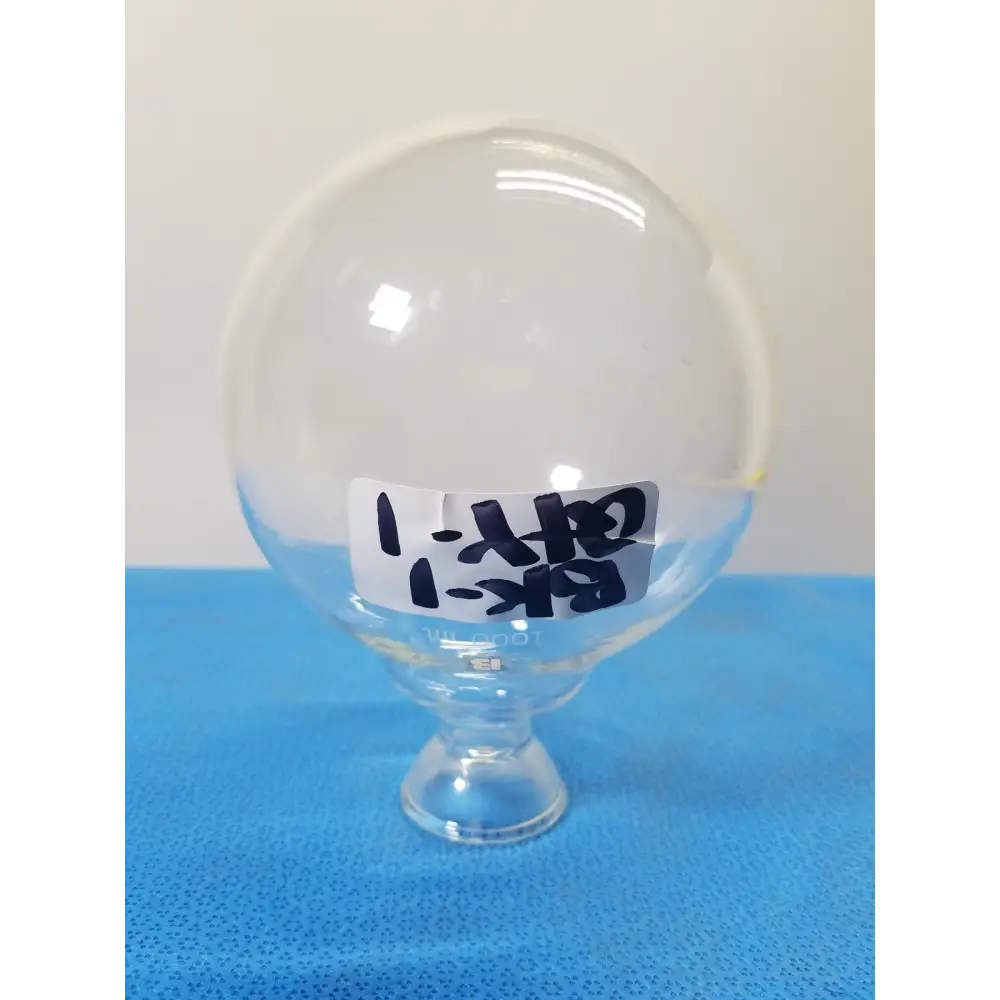 1000 mL Round Bottom Glass Flask – Single Neck Borosilicate Laboratory Vessel