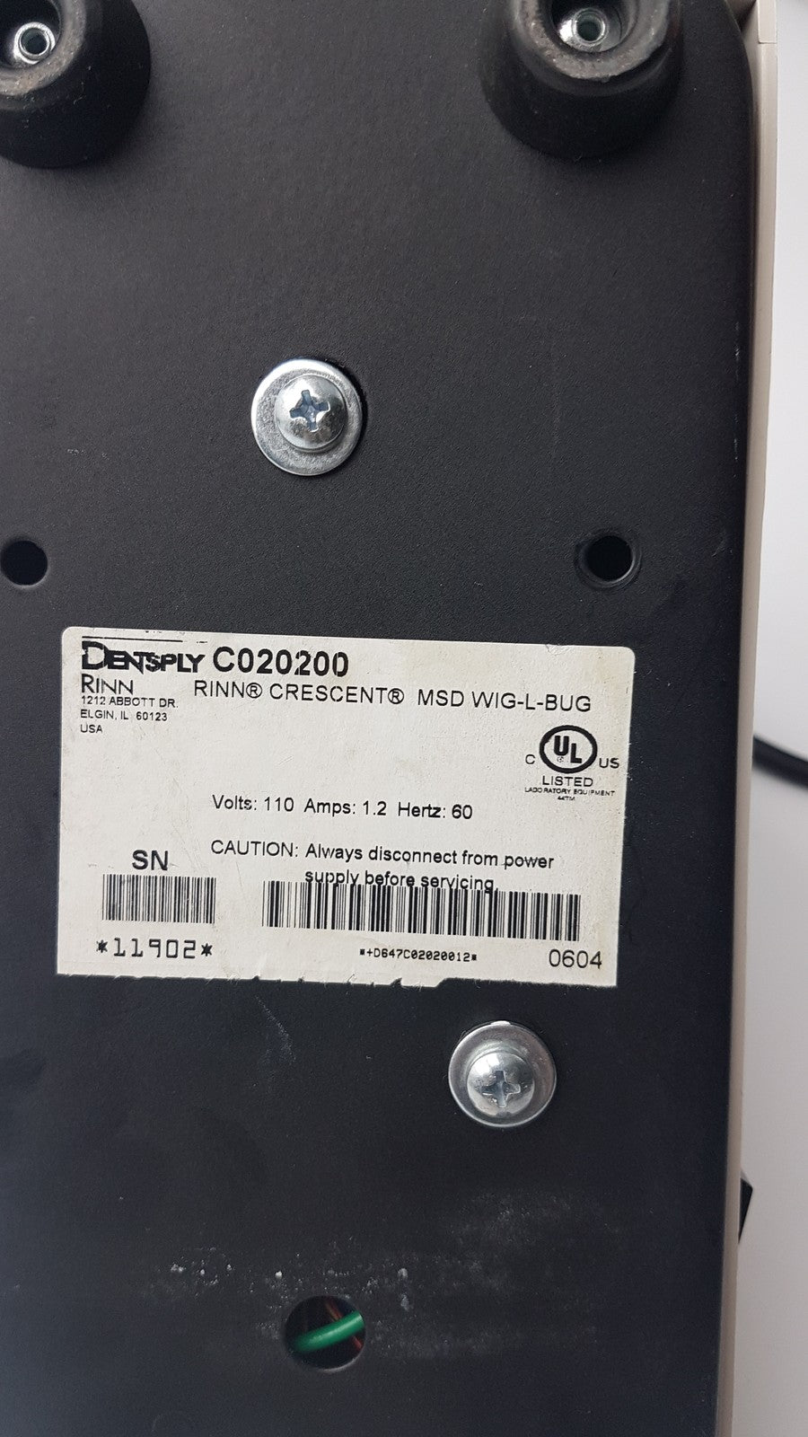 Dentsply Rinn Crescent WIG-L-BUG Mixer MSD