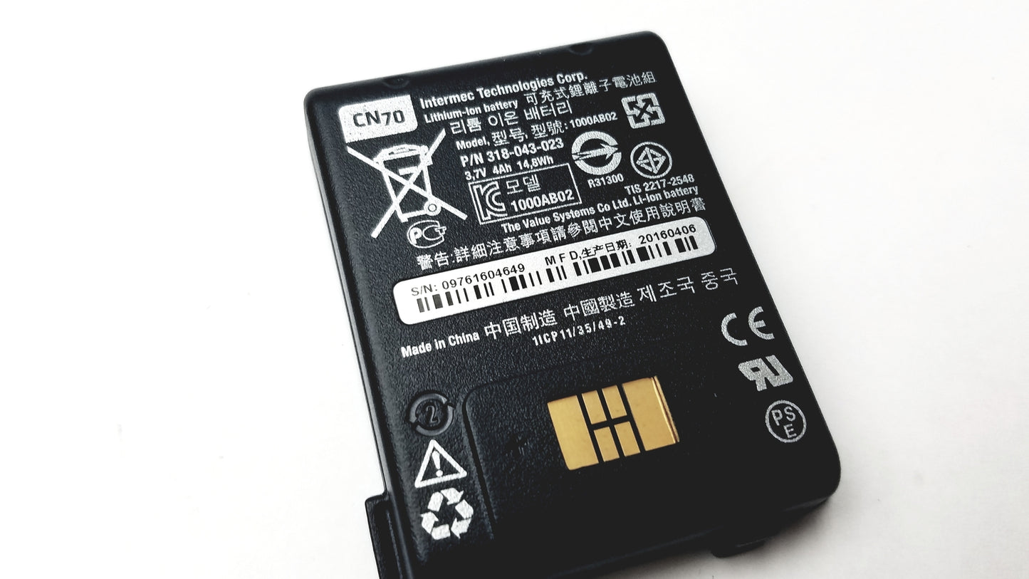 Intermec CN70 Mobile Computer Handheld Barcode Scanner With Battery
