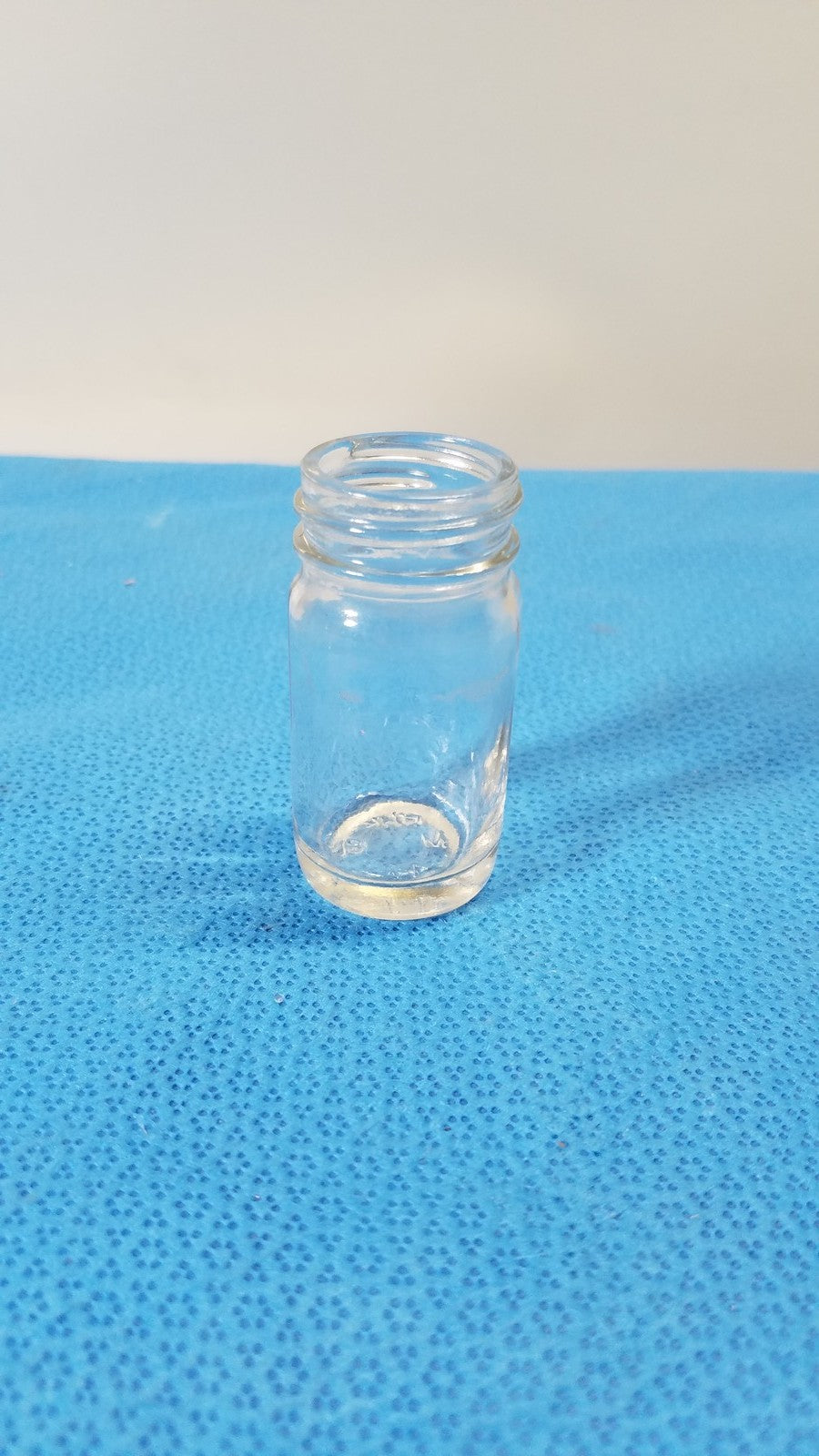 5ml Clear Glass Laboratory Jar – No Lid Straight Sided Round Bottle
