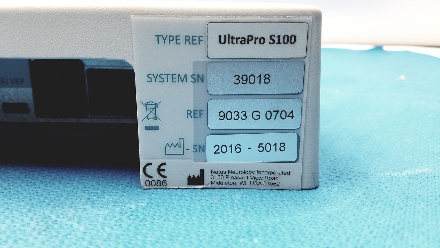 Natus UltraPro S100 Unit Control Panel