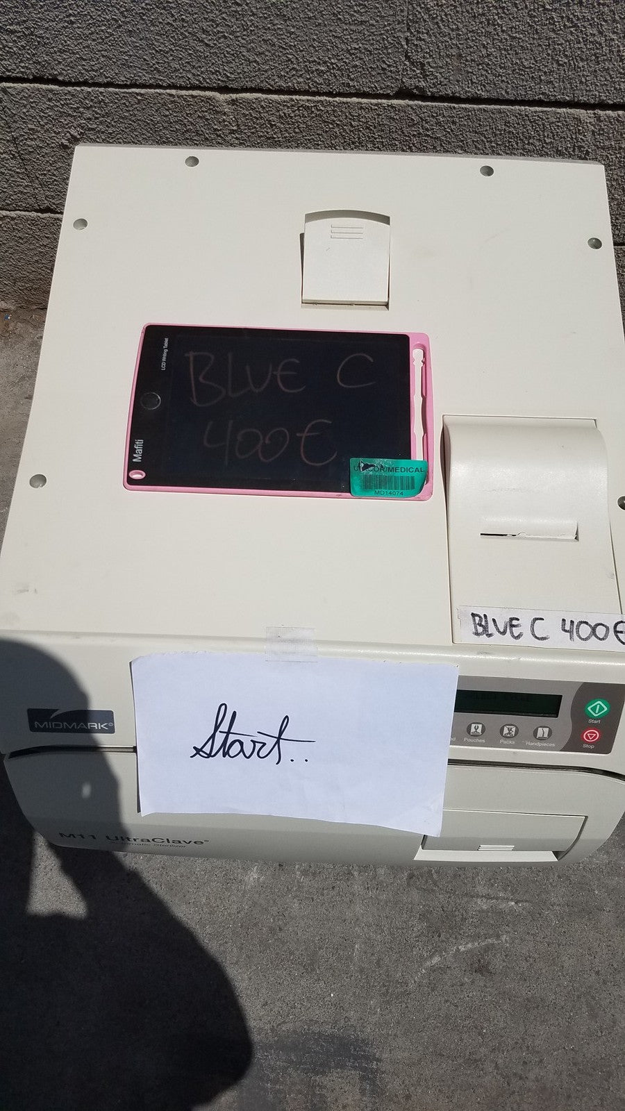 Midmark Ritter M11-022 Ultraclave Autoclave Steam Steri