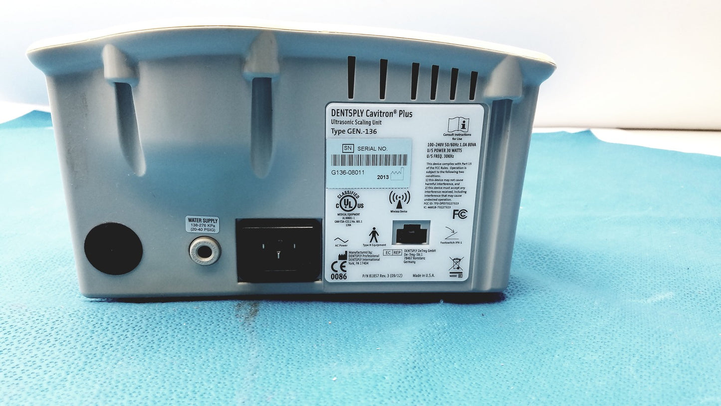 Dentsply Cavitron Plus Ultrasonic Scaling Unit Type GEN-136