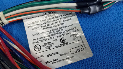 Teknion ES8T66A 8-Wire Circuit Power Harness Office Cubicle Wiring