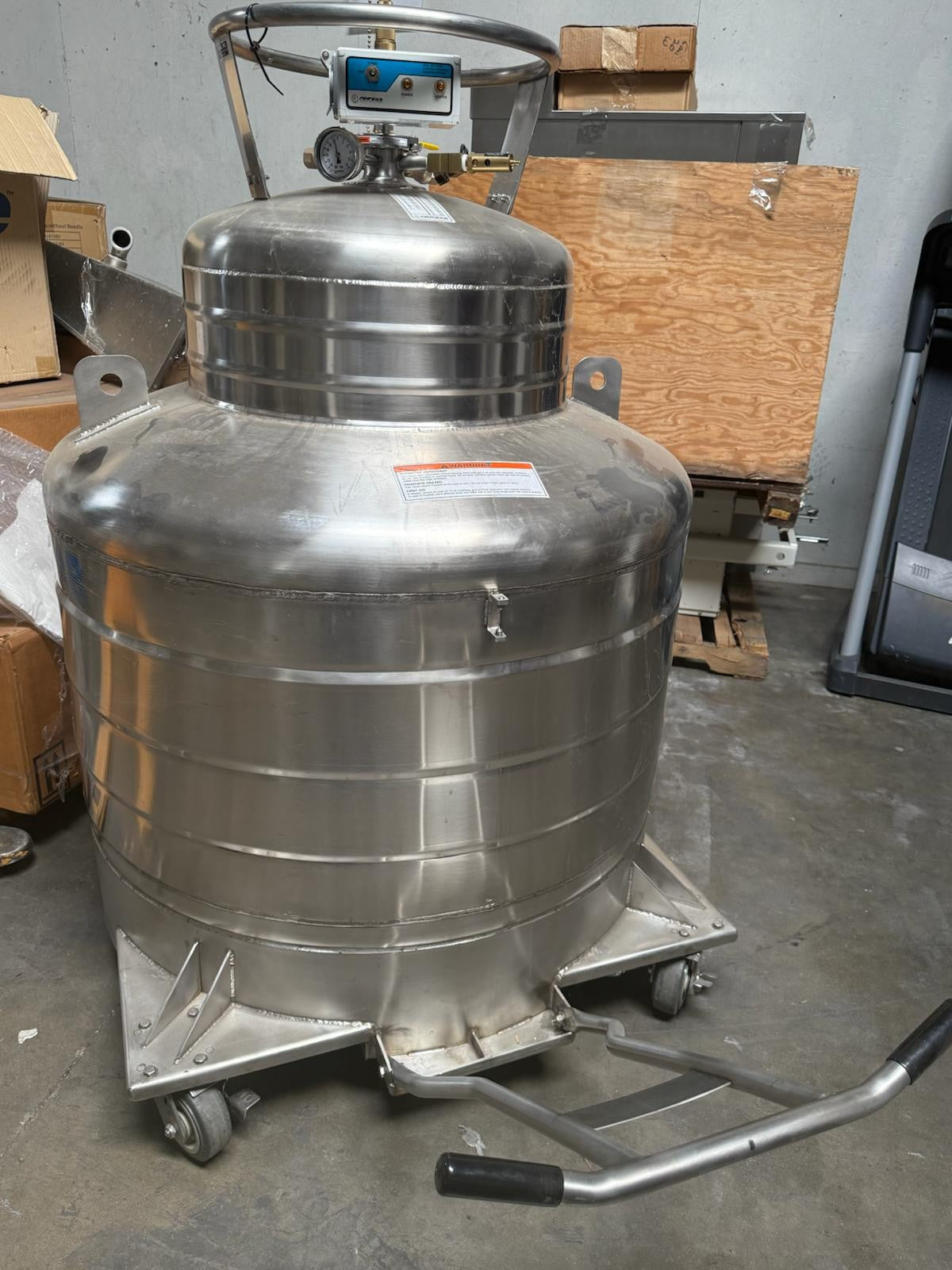 Cryofab Helium UN 1963 Non Magnetic Refrigerated Liquid