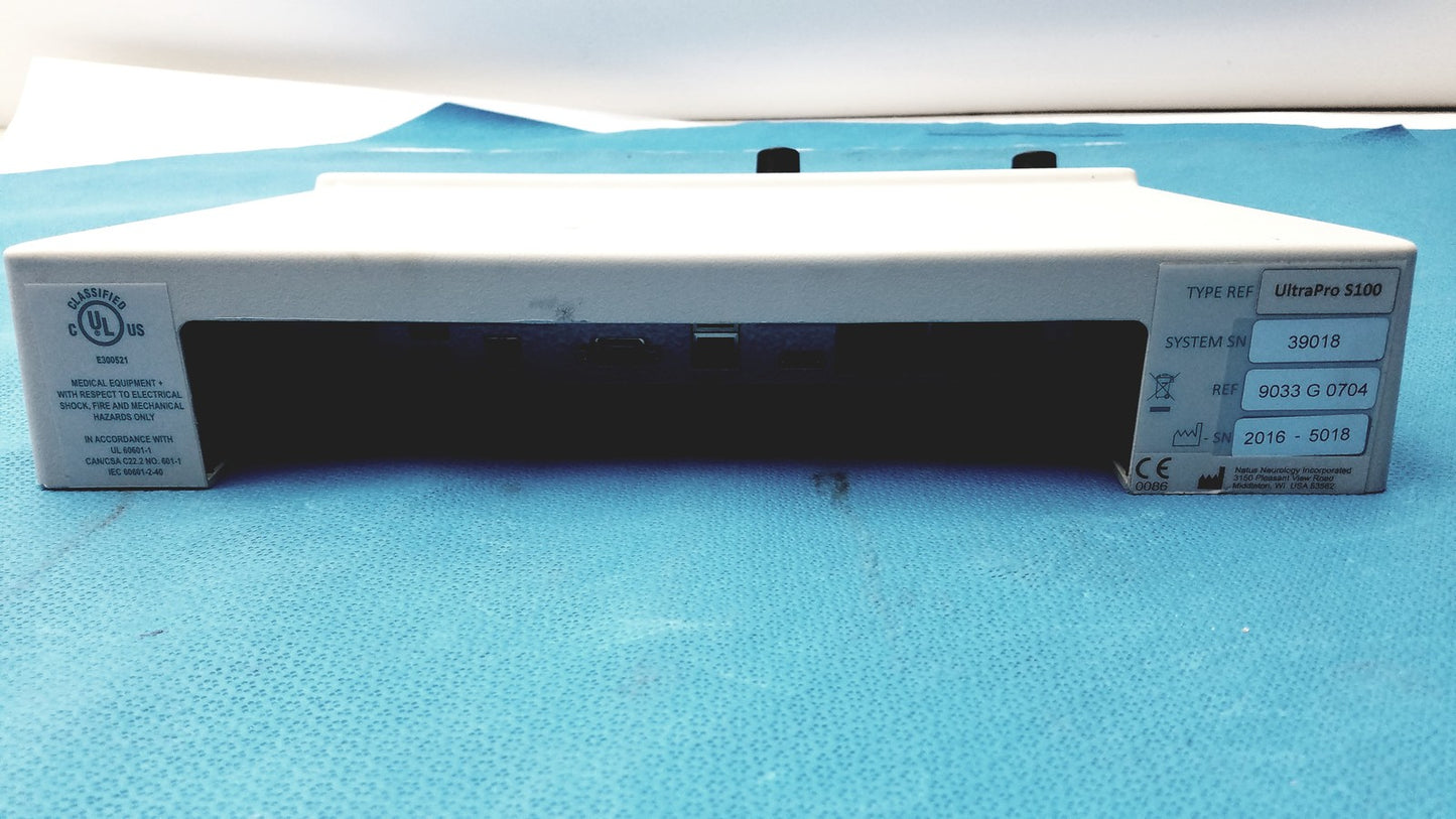 Natus UltraPro S100 Unit Control Panel