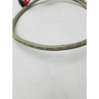 110 BK A8/ RD AS FC044 2 Sided Black and Red Cable