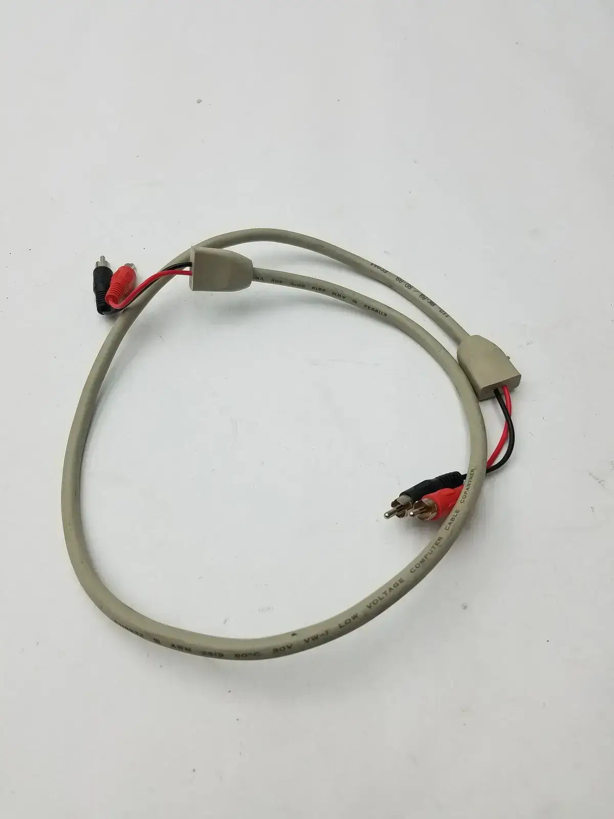110 BK A8/ RD AS FC044 2 Sided Black and Red Cable