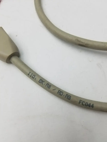 110 BK A8/ RD AS FC044 2 Sided Black and Red Cable