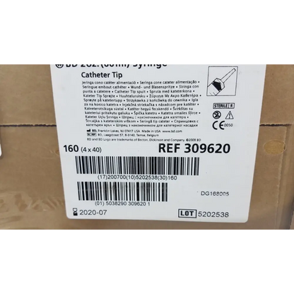 160 (4x40) Piece BD 60ml Syriinge Catheterr Tip Ref 309620 - Syringe