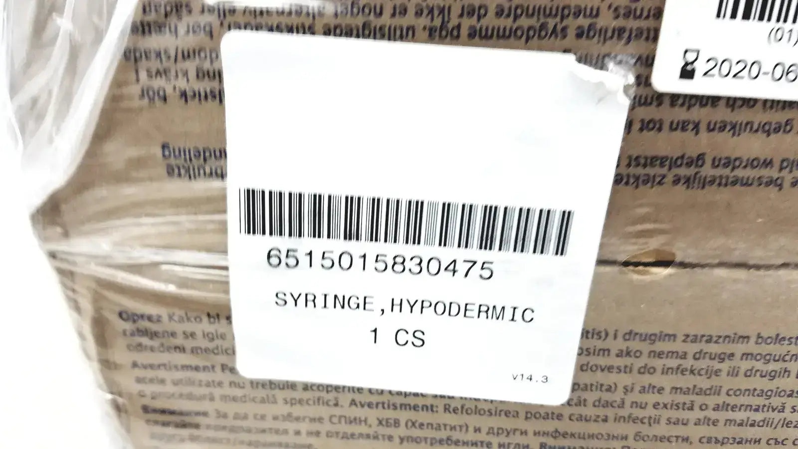 160 Piece (4x40) BD 60ml Syriinge Luer-Lok Tip Ref 309653 - Syringes