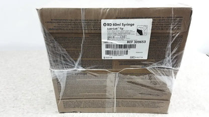 160 Piece (4x40) BD 60ml Syriinge Luer-Lok Tip Ref 309653 - Syringes