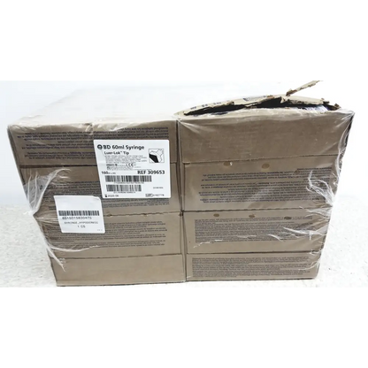 160 Piece (4x40) BD 60ml Syriinge Luer-Lok Tip Ref 309653 - Syringes