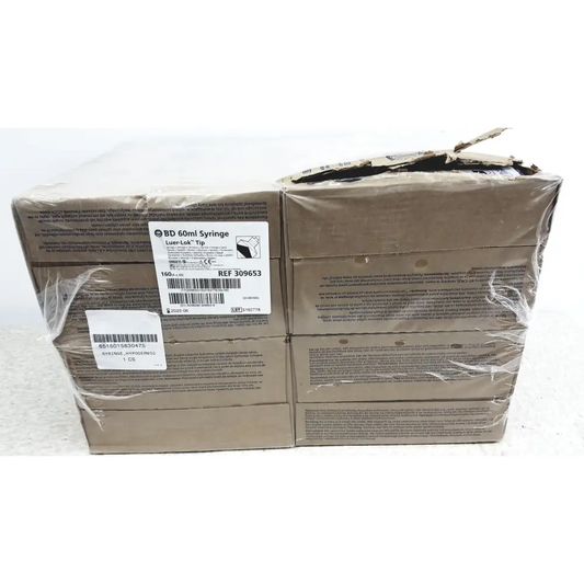 160 Piece (4x40) BD 60ml Syriinge Luer-Lok Tip Ref 309653 - Syringes