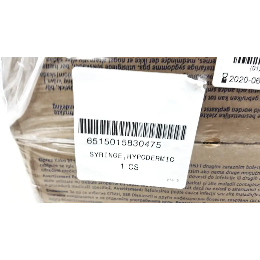 160 Piece (4x40) BD 60ml Syriinge Luer-Lok Tip Ref 309653 - Syringes