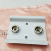 2 PIN Metal Plate Wall Socket With Back Double Tape