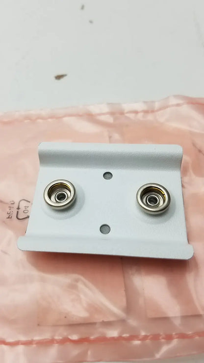 2 PIN Metal Plate Wall Socket With Back Double Tape