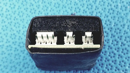 2-Port Female to USB-A Breakout Adapter Ethernet Splitter/Coupler