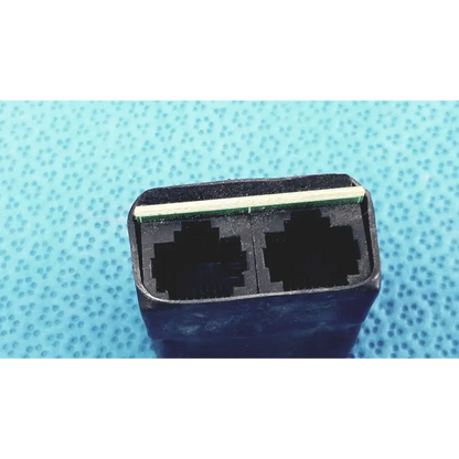 2-Port Female to USB-A Breakout Adapter Ethernet Splitter/Coupler