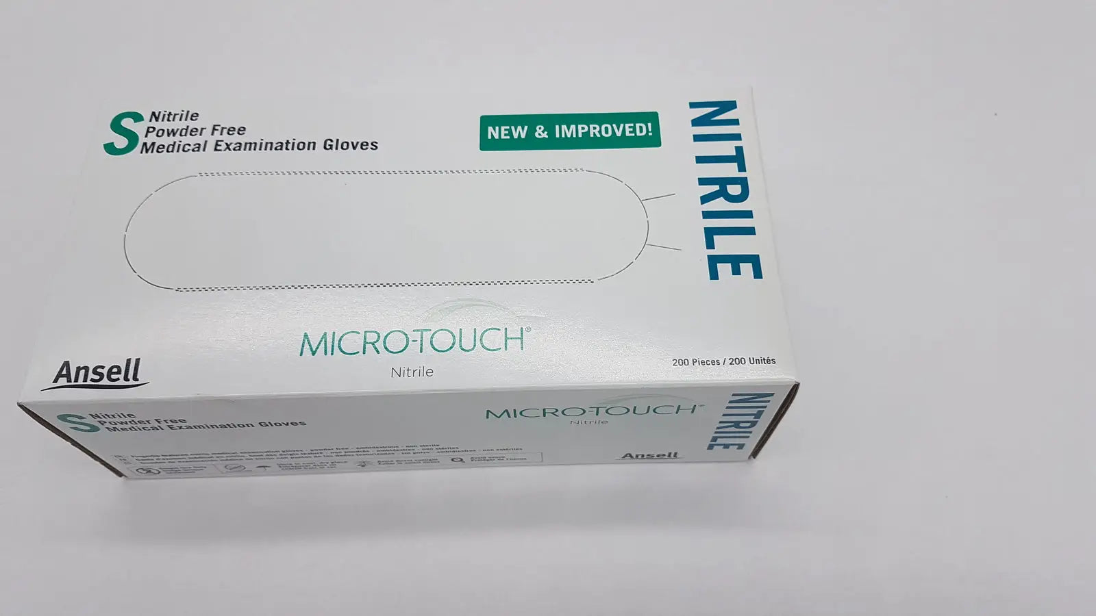 200-Gloves - Ansell Micro-Touch PF Nitrile Medical Examination Small 6034301