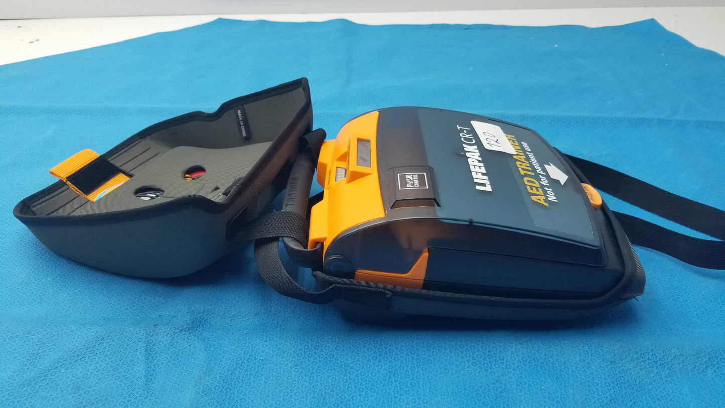 Physio Control LIFEPAK CR-T AED Trainer Defibrillator With Bag P/N 3201508-008