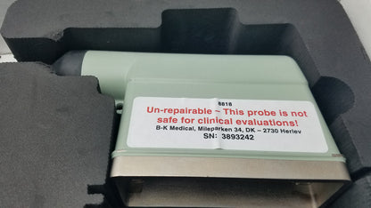 BK Medical 8818 Ultrasound Transducer Probe With Case S/N 3893242