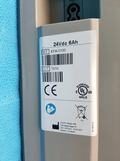 Arjo Huntleigh KPA0100 24V 6Ah Rechargeable Battery Pack