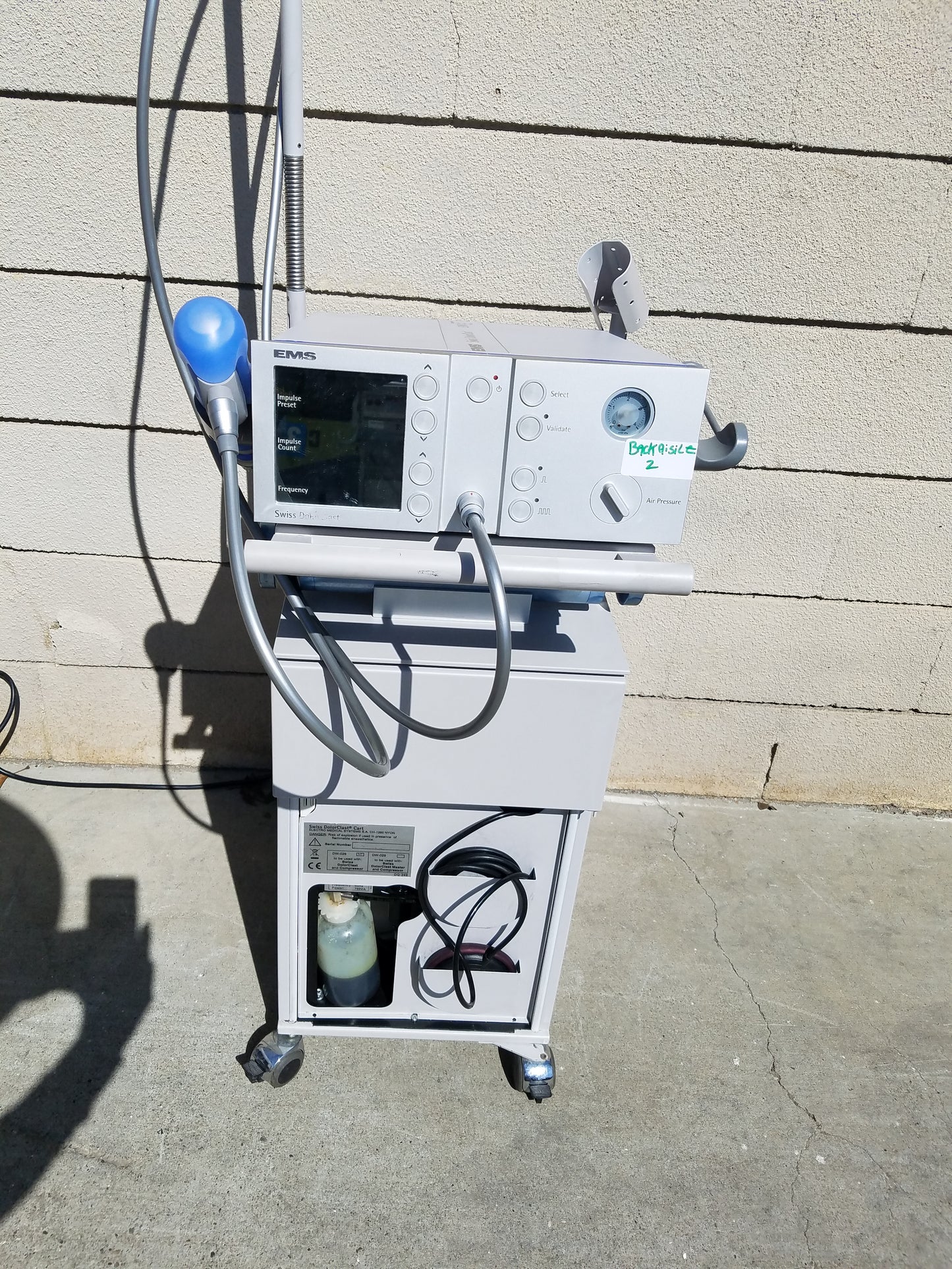EMS Swiss DolorClast SA CH-1260 Nyon Extracorporeal Shockwave Therapy