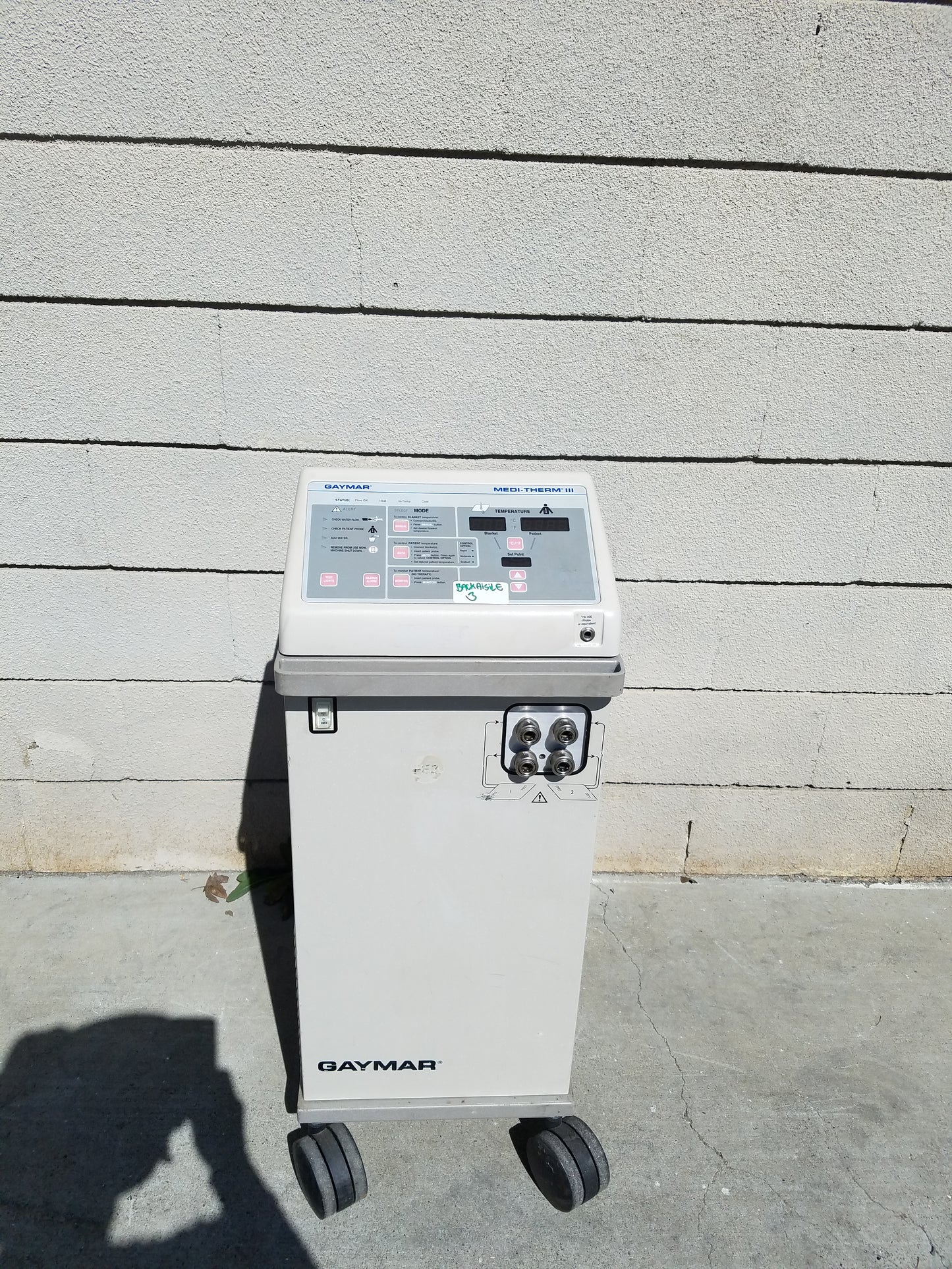 Gaymar MTA6900 Medi-Therm III Hyper / Hypothermia Machine