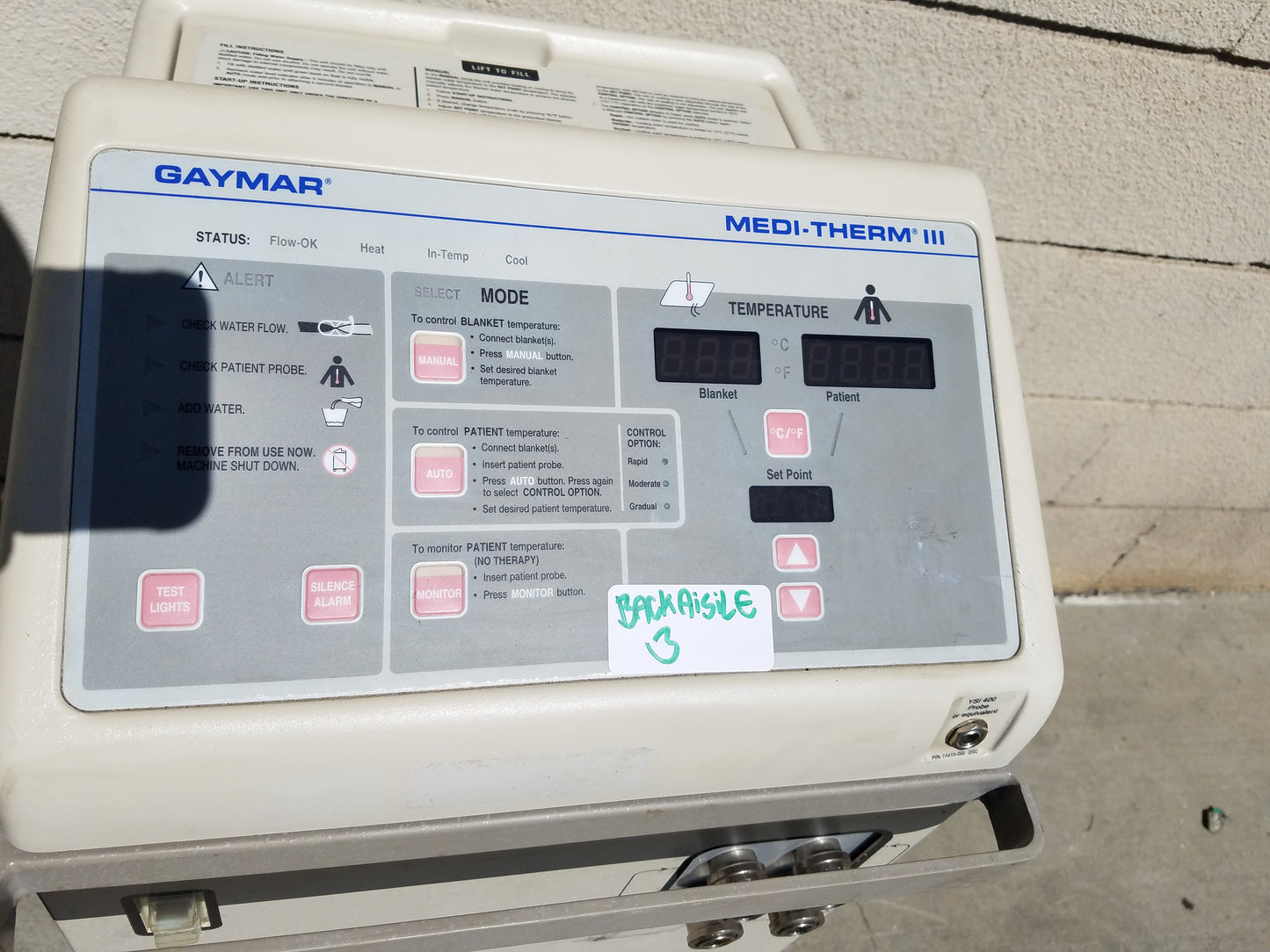 Gaymar MTA6900 Medi-Therm III Hyper / Hypothermia Machine