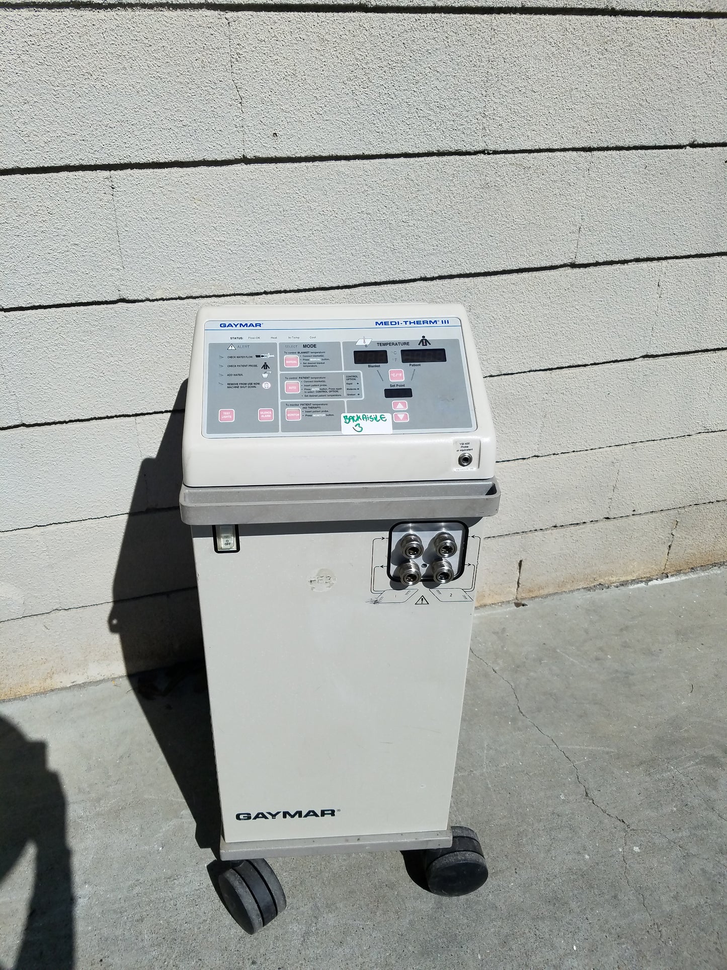 Gaymar MTA6900 Medi-Therm III Hyper / Hypothermia Machine