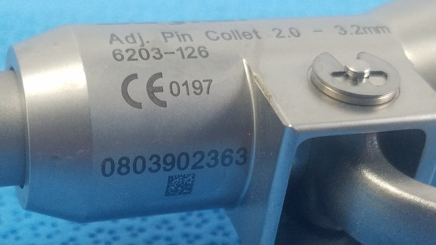 Stryker 6203-126 Adjustable Pin Collet 2.0-3.2mm