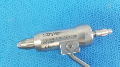 Stryker 6203-026 Dual Trigger Adjustable Wire Collet 0.7mm-1.8mm