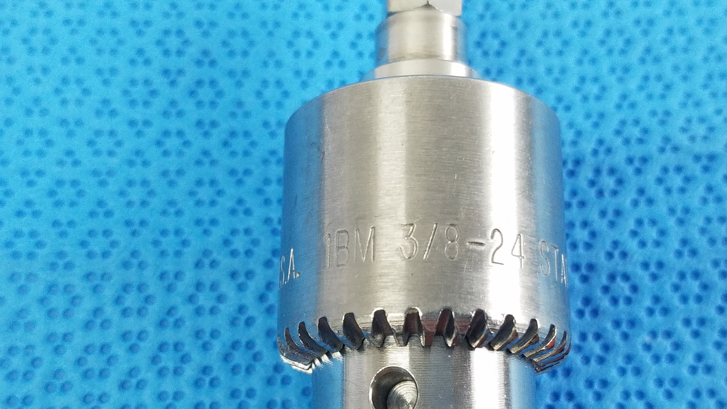 Jacobs Chuck 1BM  3/8 -24 Surgical Attachment Hand Piece