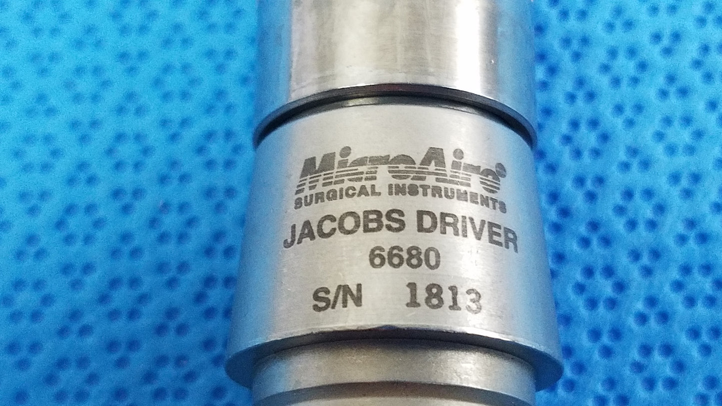 MicroAire 6680 Jacobs Driver Surgical Instrument Attachment