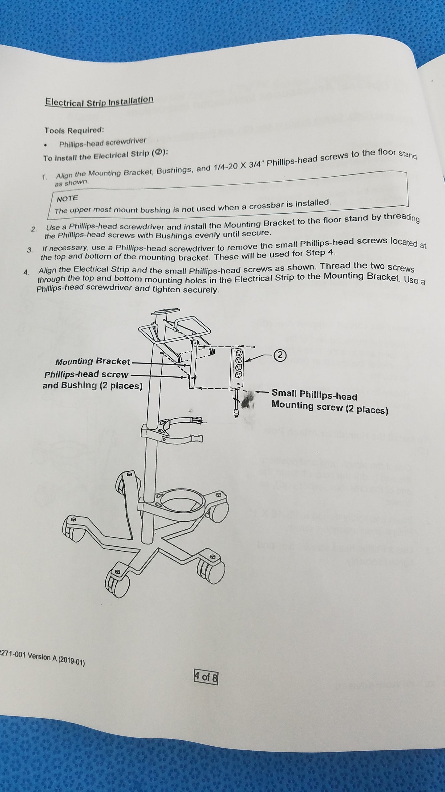 Vyaire Medical LTV Series Ventilator Floor Stand