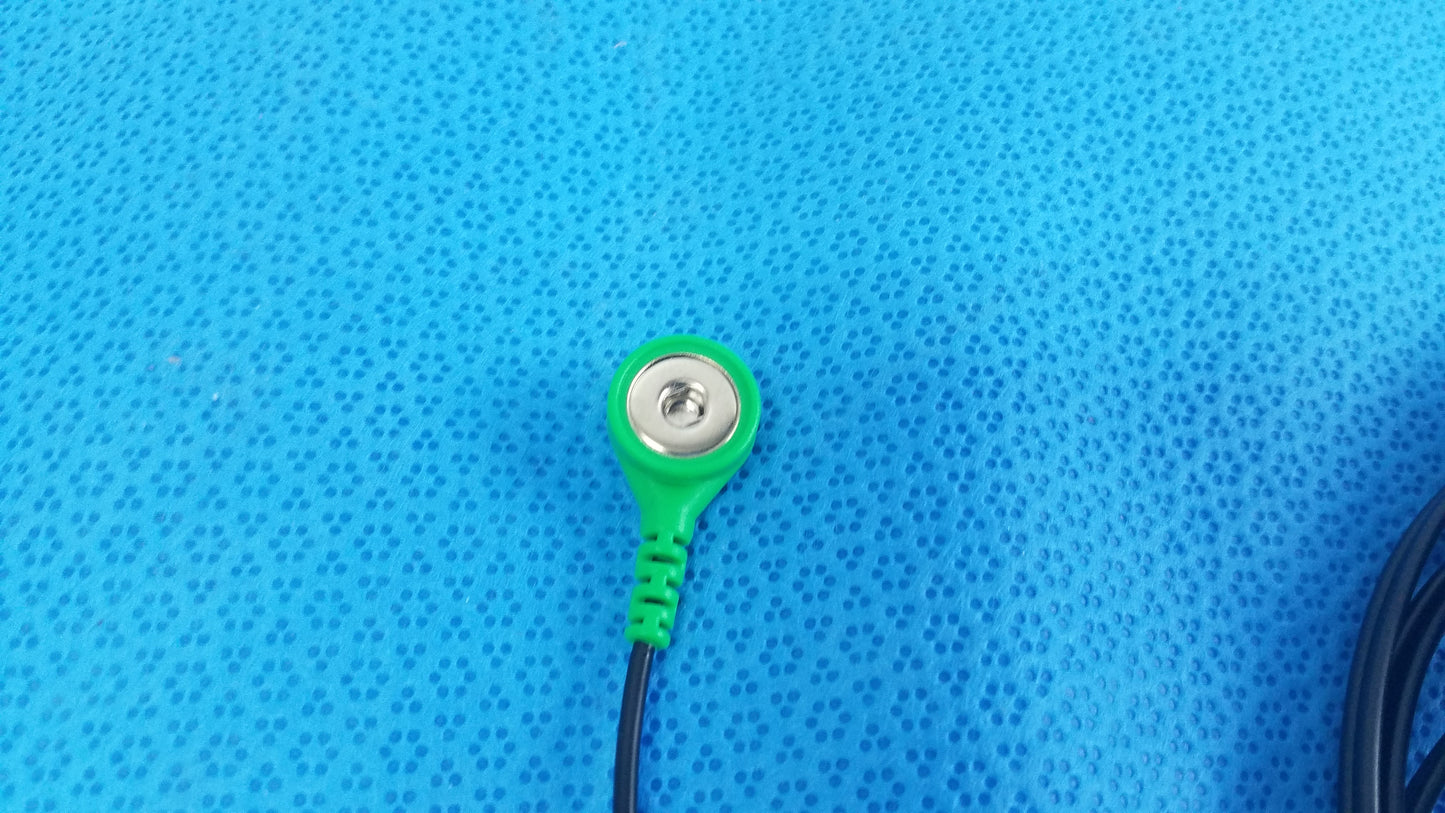 ECG 5-Lead Wire Patient Cable Snap Style Connection Set