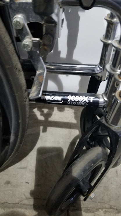 Invacare 9000 XT Manual Wheelchair Folding Heavy Duty Mobility Medical Chair
