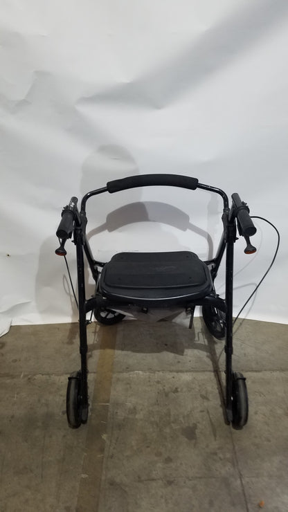 Heavy Duty Rollator Walker with Seat, 4-Wheels