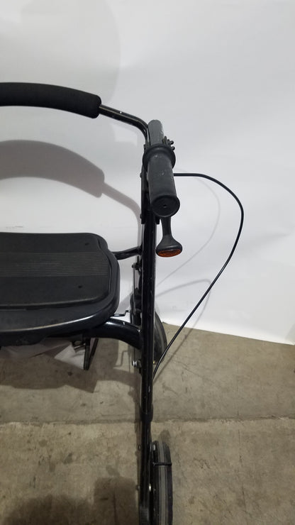 Heavy Duty Rollator Walker with Seat, 4-Wheels