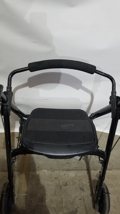 Heavy Duty Rollator Walker with Seat, 4-Wheels