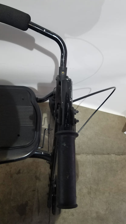 Heavy Duty Rollator Walker with Seat, 4-Wheels