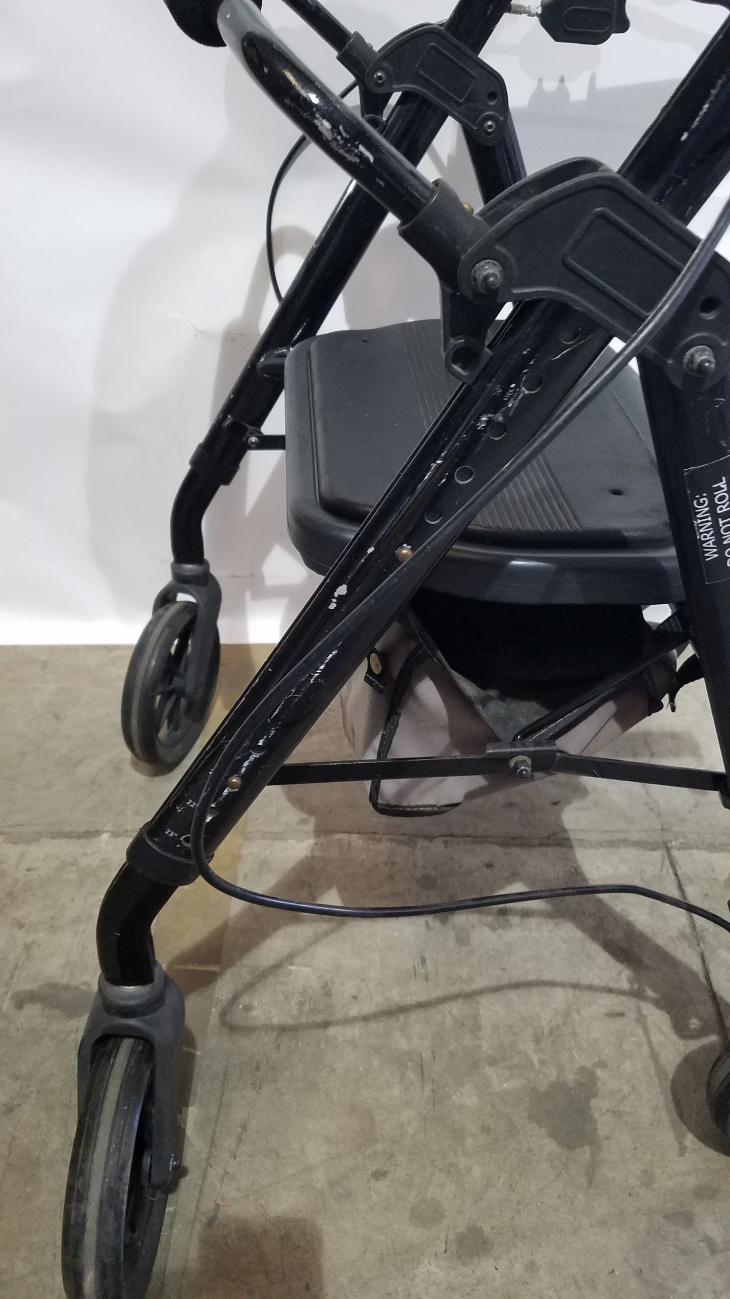 Heavy Duty Rollator Walker with Seat, 4-Wheels