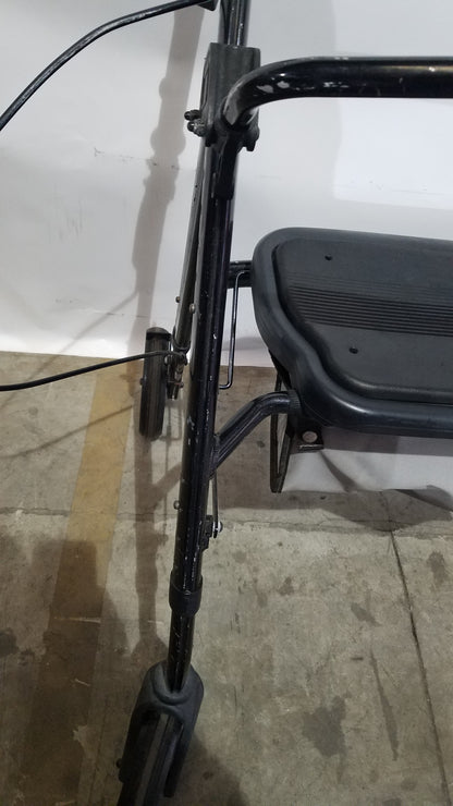 Heavy Duty Rollator Walker with Seat, 4-Wheels