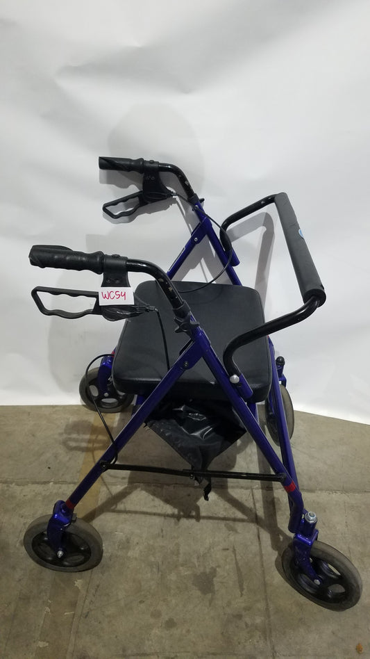 Invacare 4-Wheel Rollator Walker with Seat