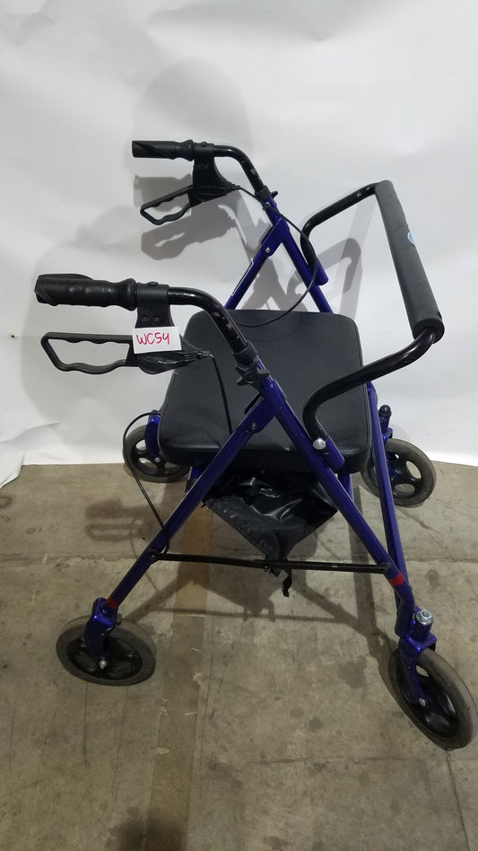 Invacare 4-Wheel Rollator Walker with Seat