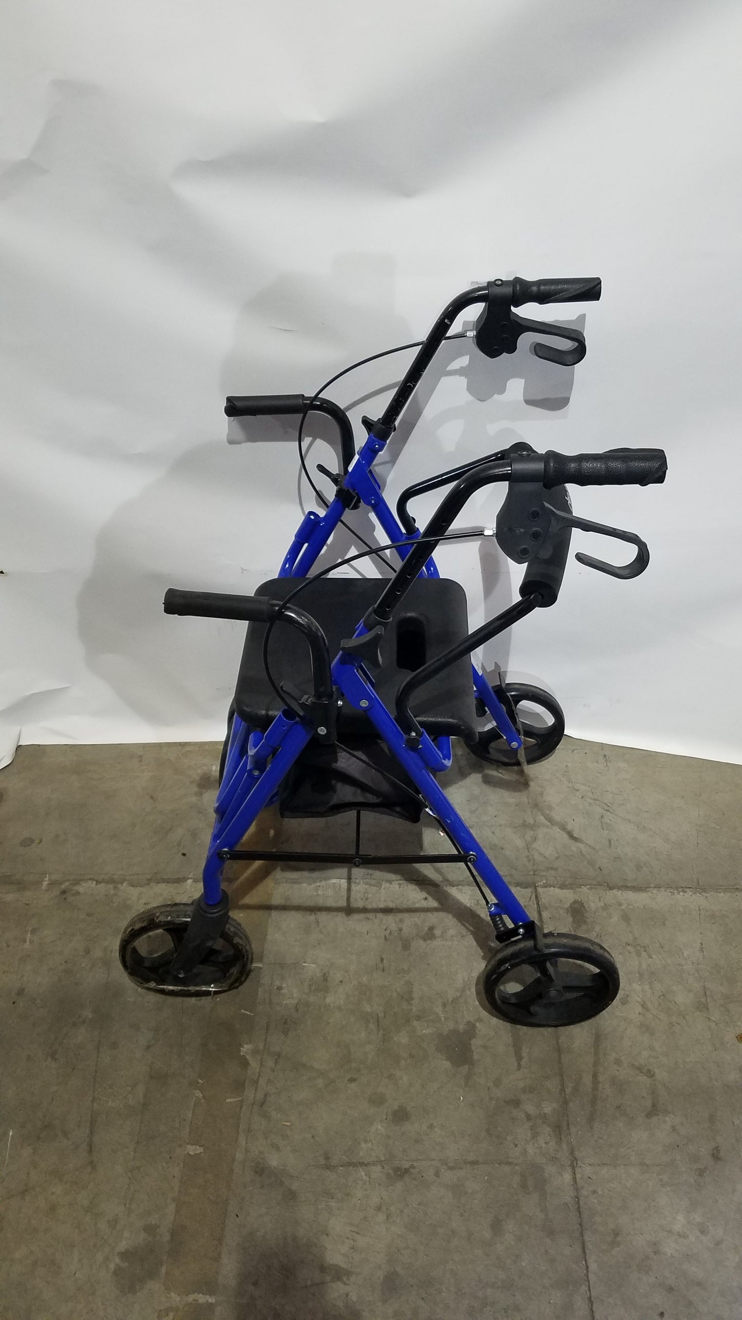 Drive Medical Steel Folding Rollator Walker with Seat