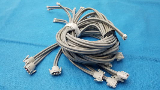 LOT OF 9 Double Tube NIBP Blood Pressure Hose Fast Connector