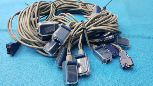 LOT OF 10 GE Nellcor OxiMax SpO2 Interface Cable