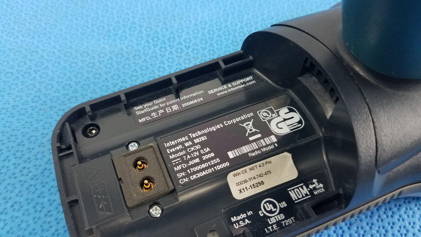 Intermec CK30 HandHeld Wireless Barcode Scanner